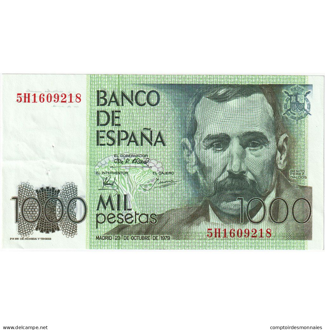 Espagne, 1000 Pesetas, 1979, 1979-10-23, KM:158, TTB+ - [ 4] 1975-… : Juan Carlos I