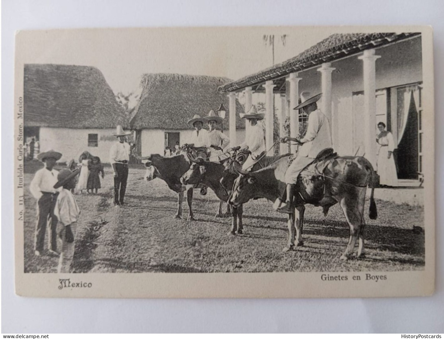 Mexico, Ginetes En Boyes, 1910 - Mexico