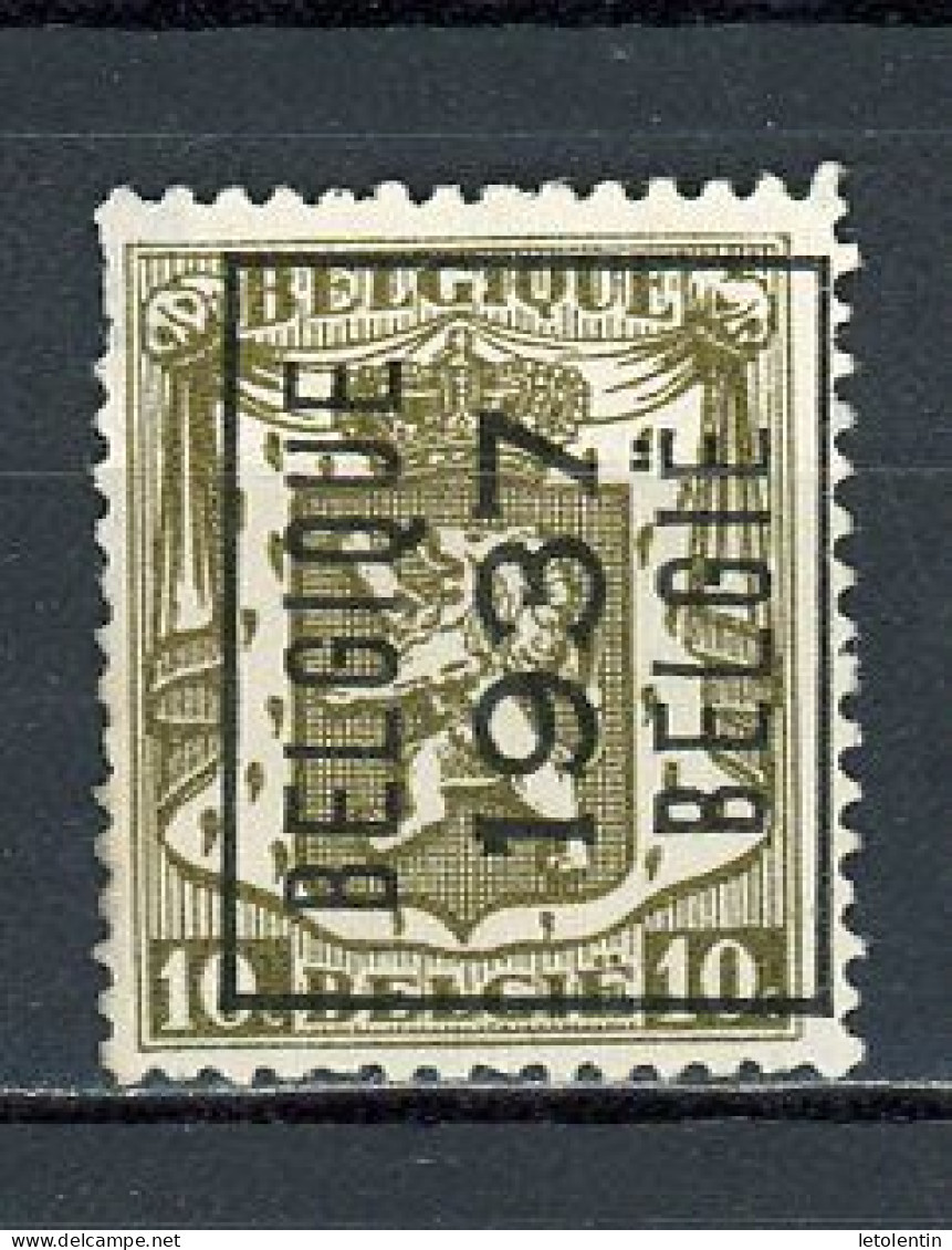 BELGIQUE    “BELGIQUE 1937 BELGIE” N° Yvert  ? (*) - Sobreimpresos 1936-51 (Sello Pequeno)