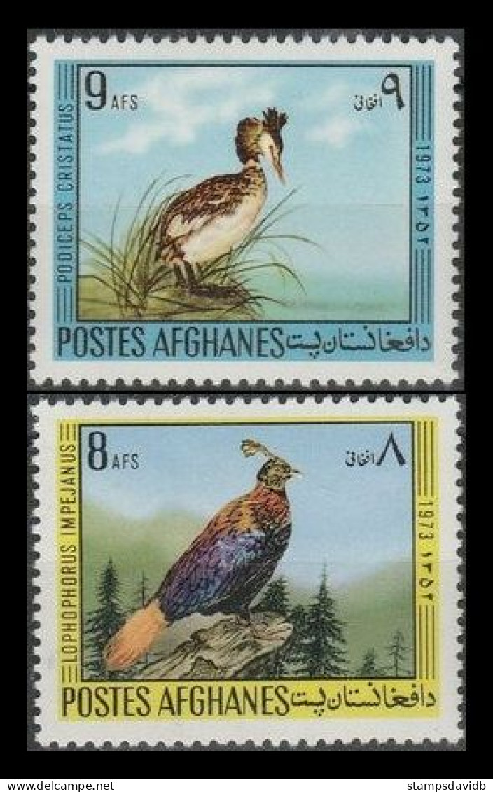 1973 Afghanistan 1139-1140 Birds 8,40 € - Albatros