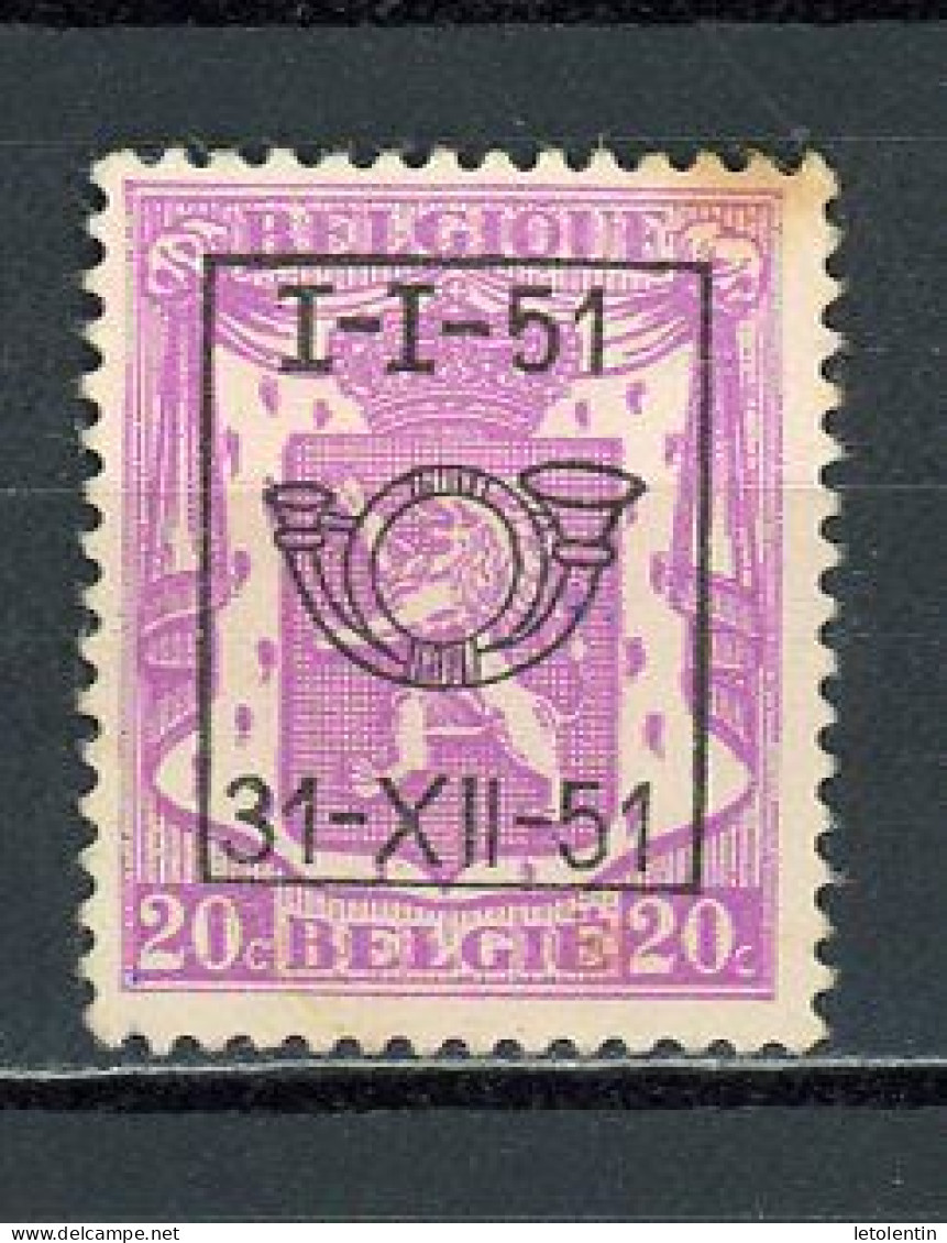 BELGIQUE:  PREO N° Yvert 279 (*) - Typos 1936-51 (Petit Sceau)