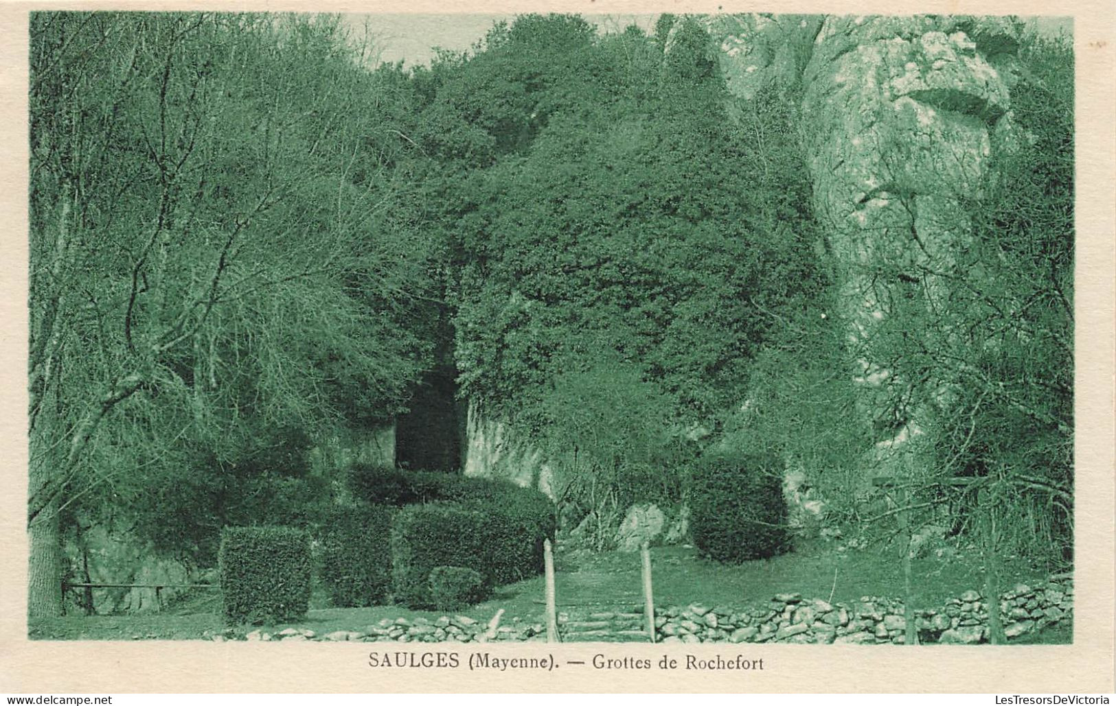 FRANCE - Saulges - Grottes De Rochefort - Carte Postale Ancienne - Autres & Non Classés