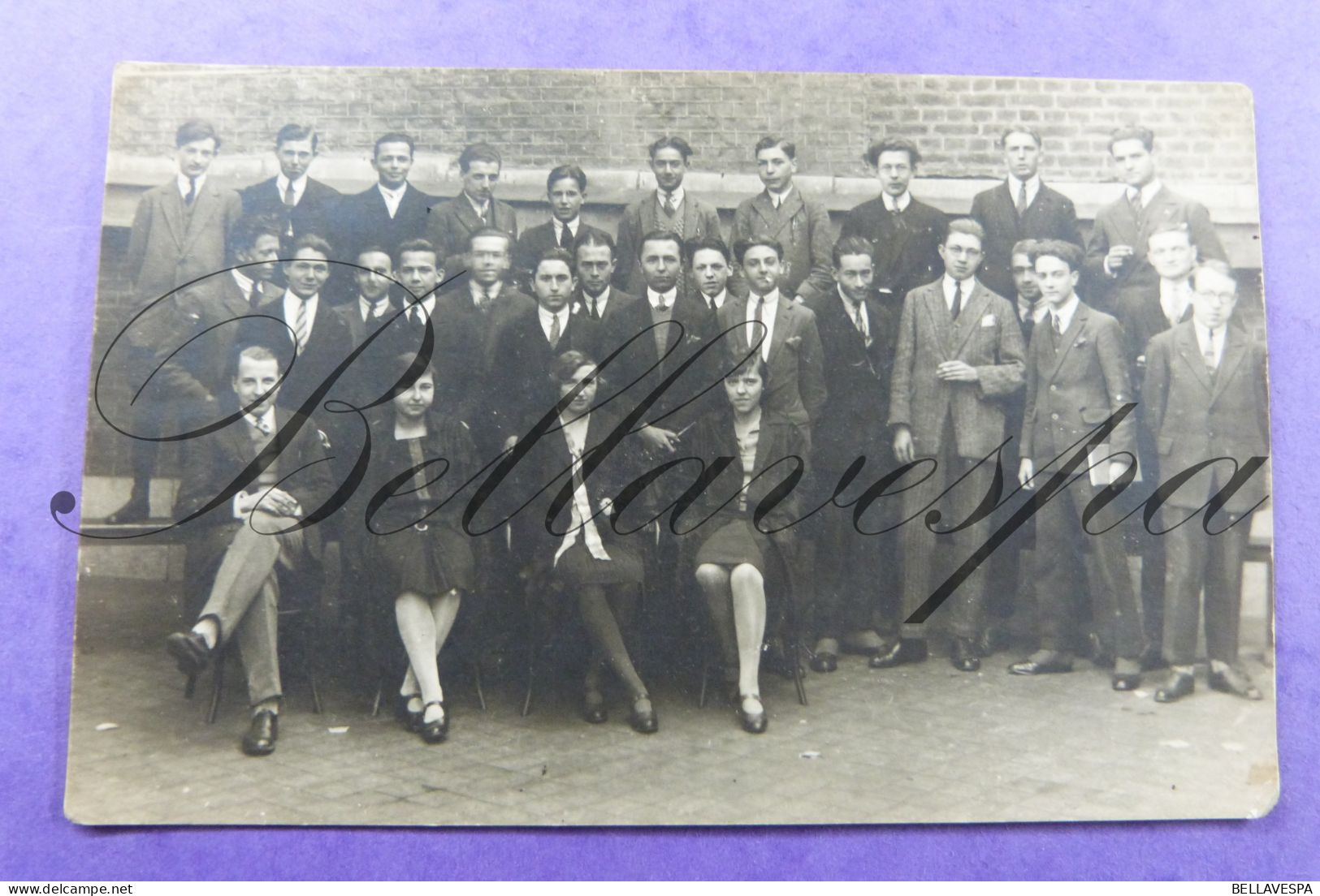 Foto Photo 2 E Licence   18-10-1927 Saks Wirtz Hick Gregorie Maertens Marchand Peeters Kleineman Davignon Wilkin........ - Schulen