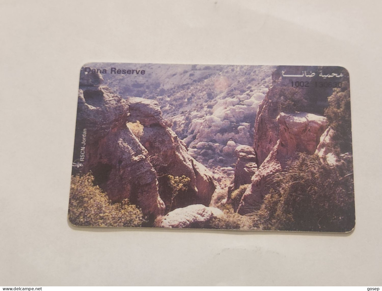 JORDAN-(JO-ALO-0045)-Dana Reserve-(162)-(1002-130630)-(1JD)-(8/2000)-used Card+1card Prepiad Free - Jordanië