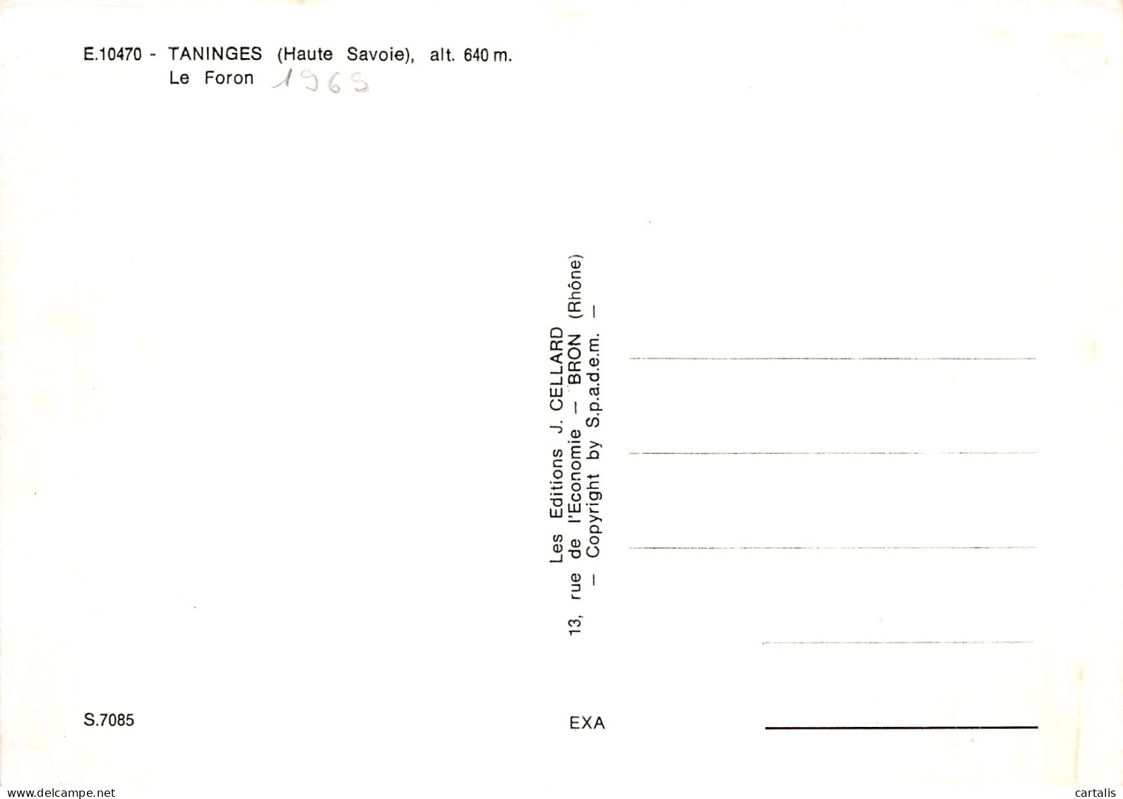 74-TANINGES-N°4199-B/0349 - Taninges