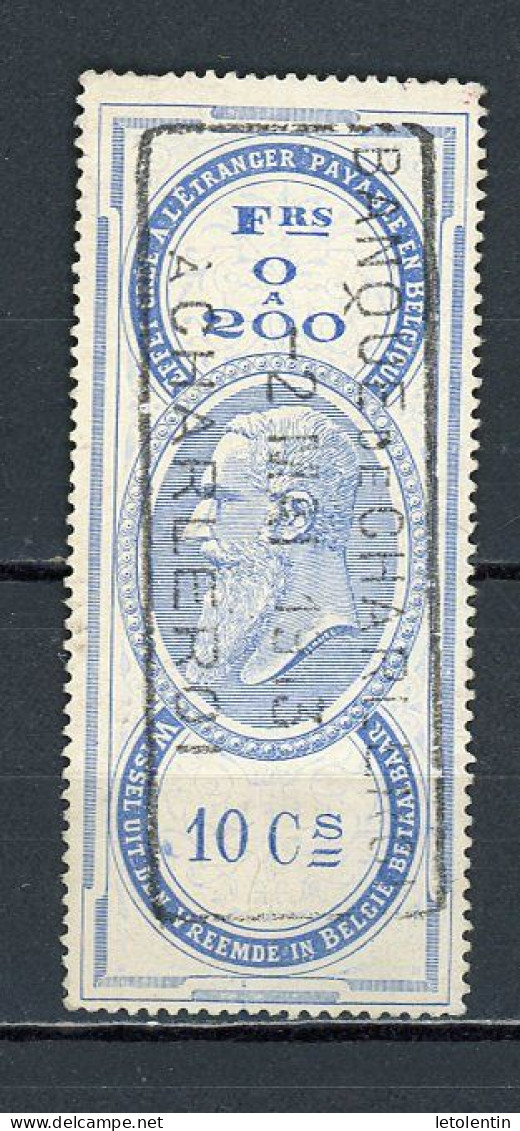 BELGIQUE -  TIMBRE FISCAL ?? - N° Yvert ? Obli - Stamps