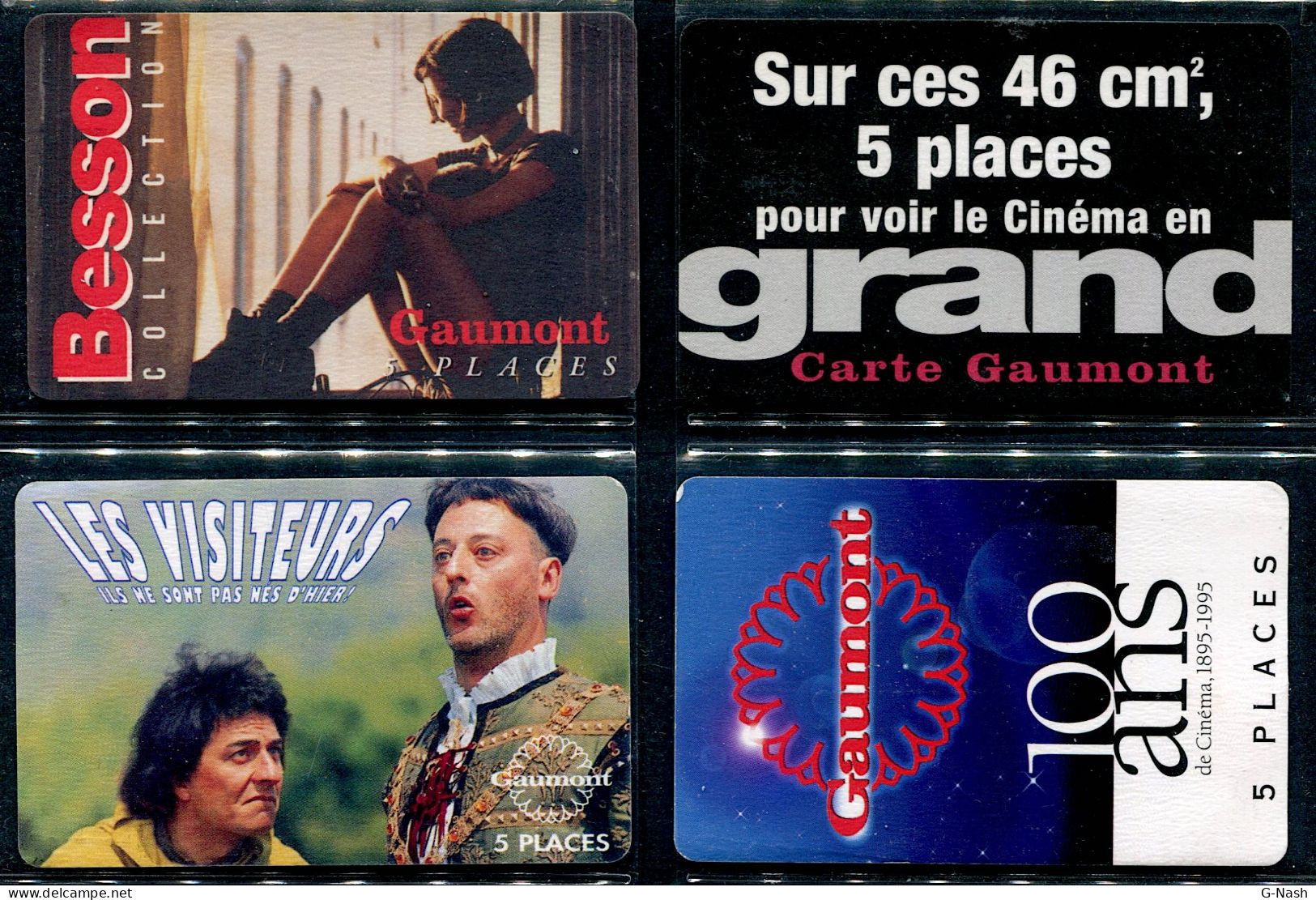 Cinéma - Lot De 4 Cartes Gaumont - Cinema