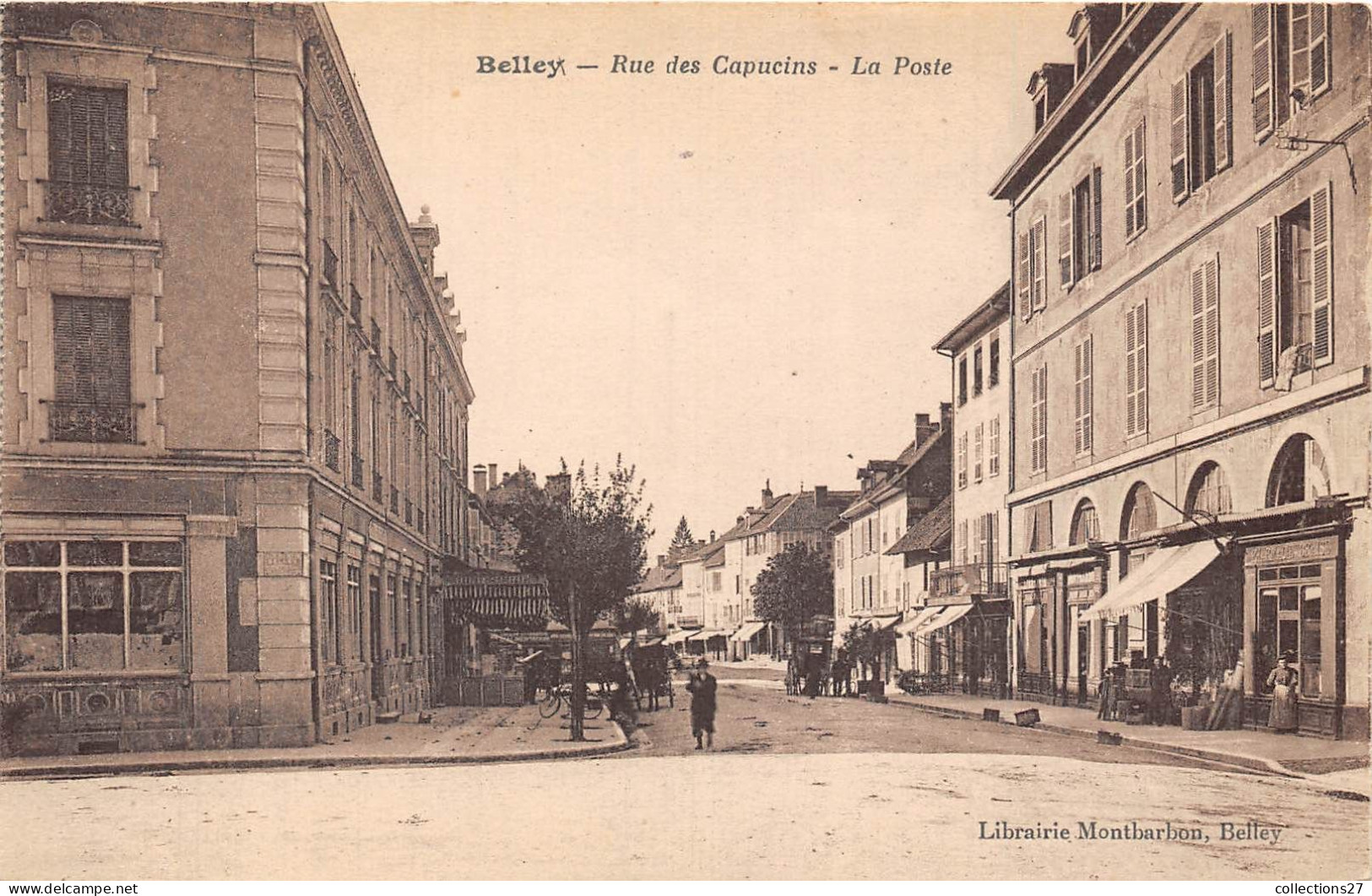 01-BELLEY- RUE DES CAPUCINS - LA POSTE - Belley