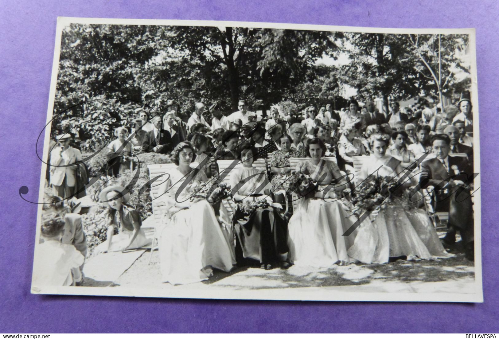 Foto  T.& A. WAGNER  Photo-Blau Weggis 1951 Miss Europe & MissUniverse ,dames D'honneur /la Reine De... ./ Luzern - Exhibitions