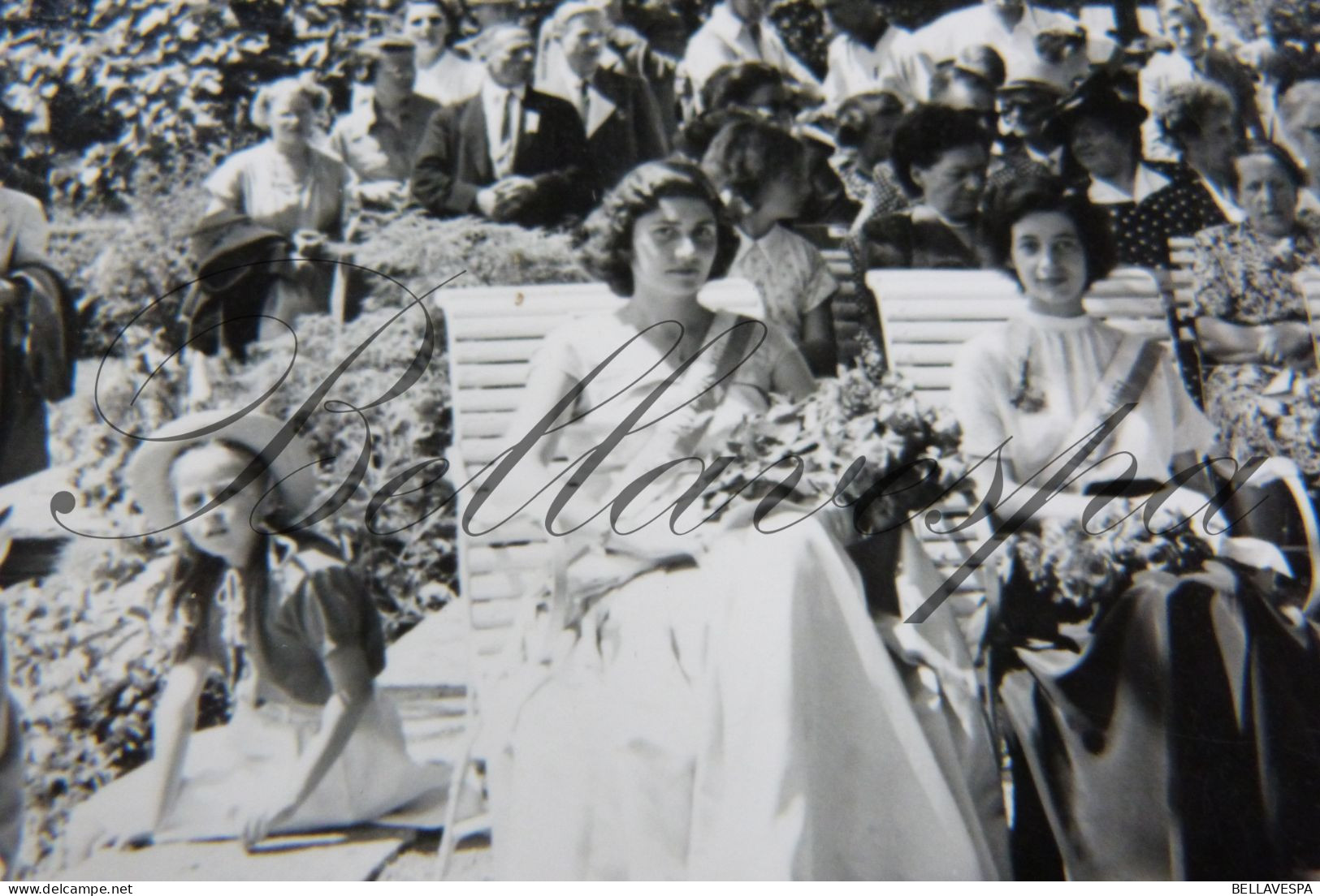 Foto  T.& A. WAGNER  Photo-Blau Weggis 1951 Miss Europe & MissUniverse ,dames D'honneur /la Reine De... ./ Luzern - Esposizioni