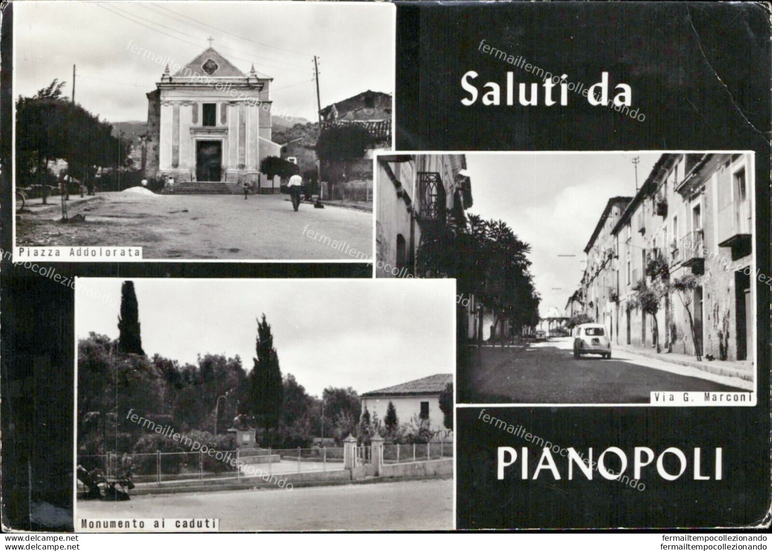 Ai366 Cartolina Saluti Da Pianopoli3 Vedutine Provincia Di Catanzaro - Catanzaro