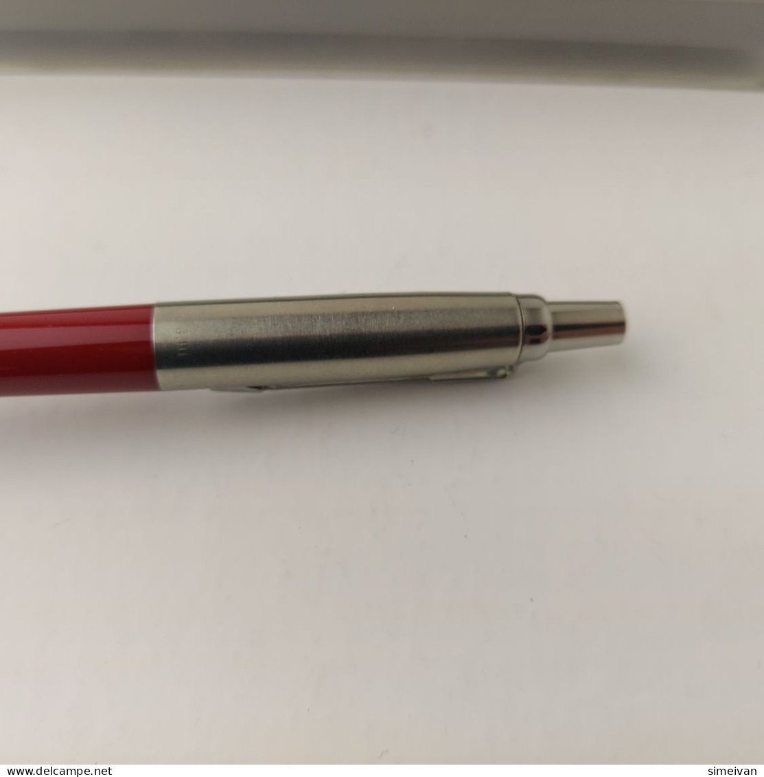 Parker Jotter Vintage Ballpoint Pen Red Chrome Trim  Made in UK U.III #5496