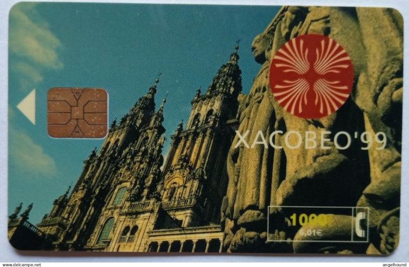 Spain 1000 Pta. Chip Card - Xacobeo 99 - Emisiones Básicas
