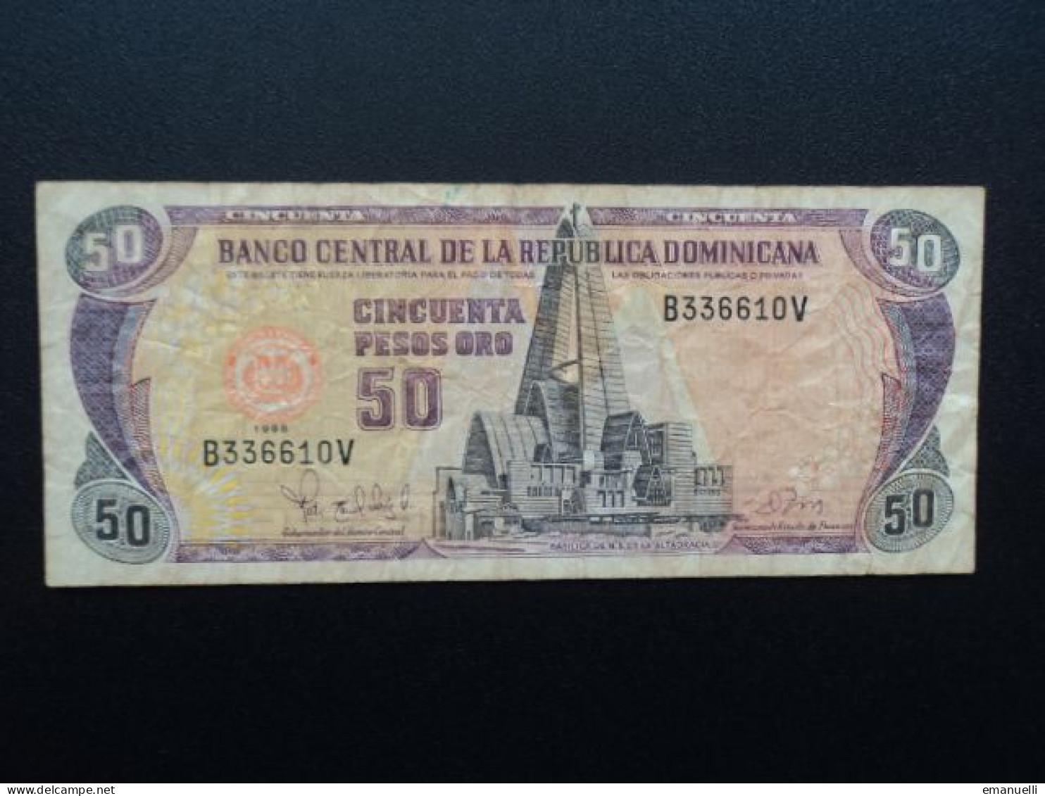 RÉPUBLIQUE DOMINICAINE * : 50 PESOS ORO   1998    P 155b     TB+ - Dominicaanse Republiek