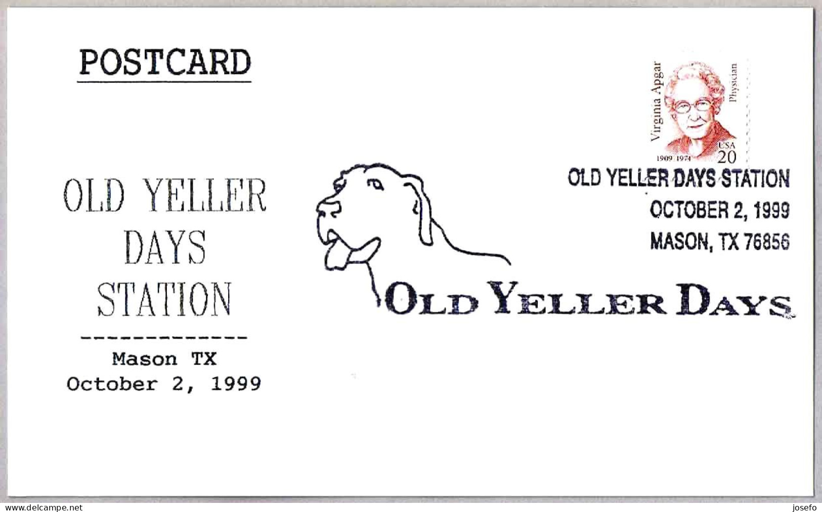 Film OLD YELLER (1957) - Old Yeller Days. Mason TX 1999 - Cinema