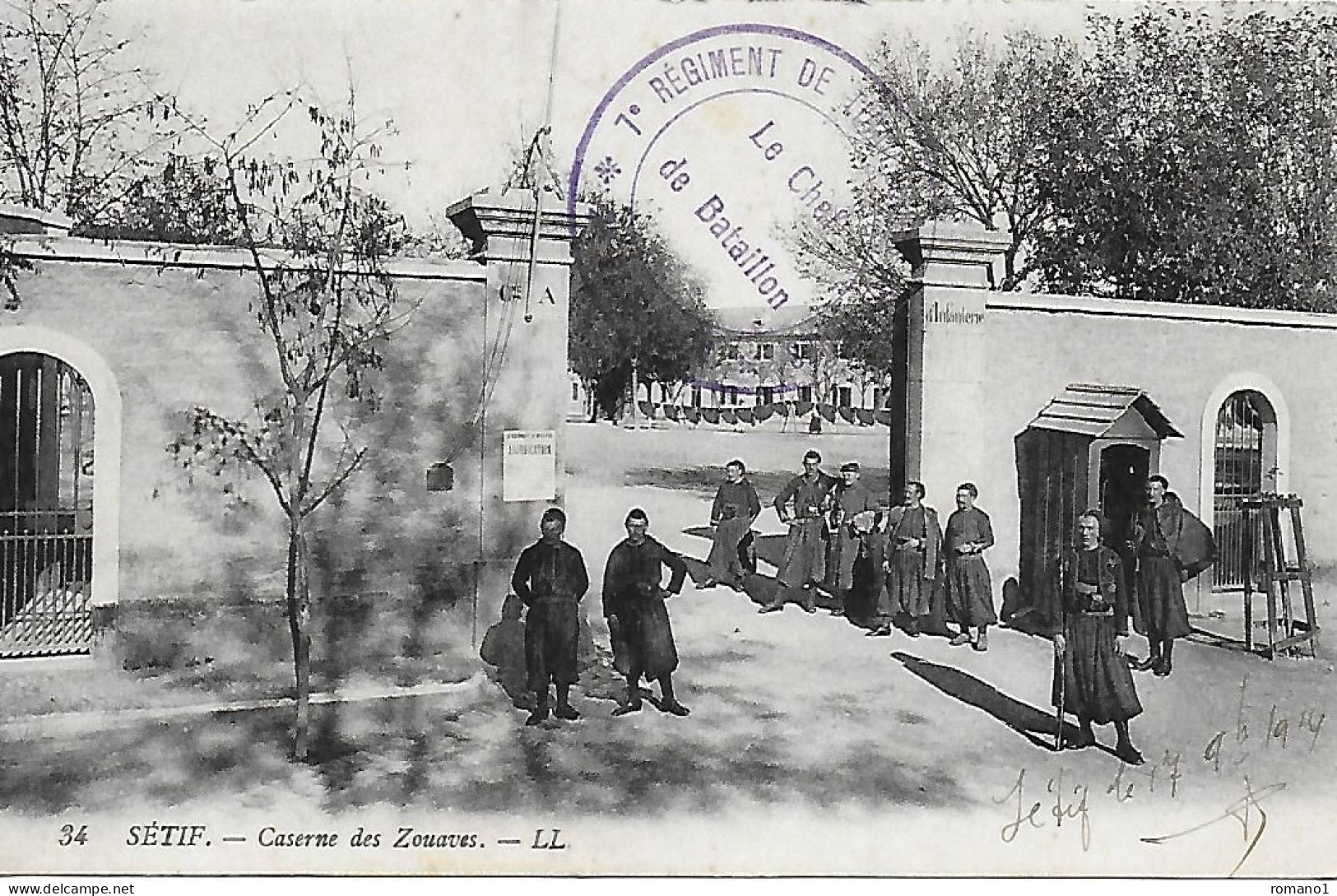 Algérie )    SETIF - Caserne Des Zouaves - Sétif