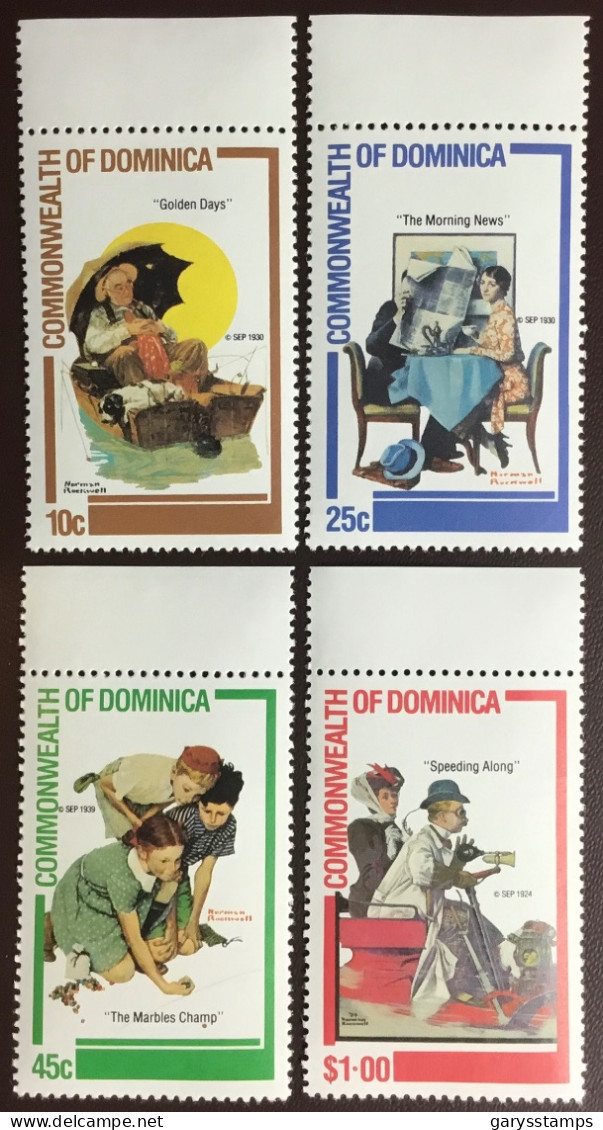 Dominica 1982 Norman Rockwell MNH - Dominique (1978-...)