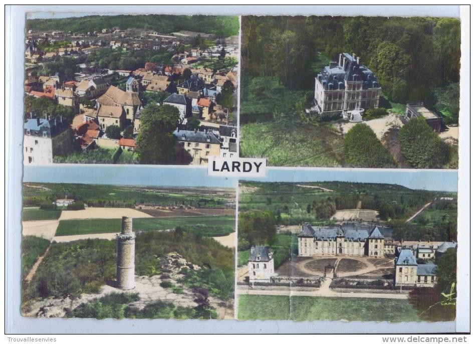 CARTE 4 VUES SUR LARDY - Lardy