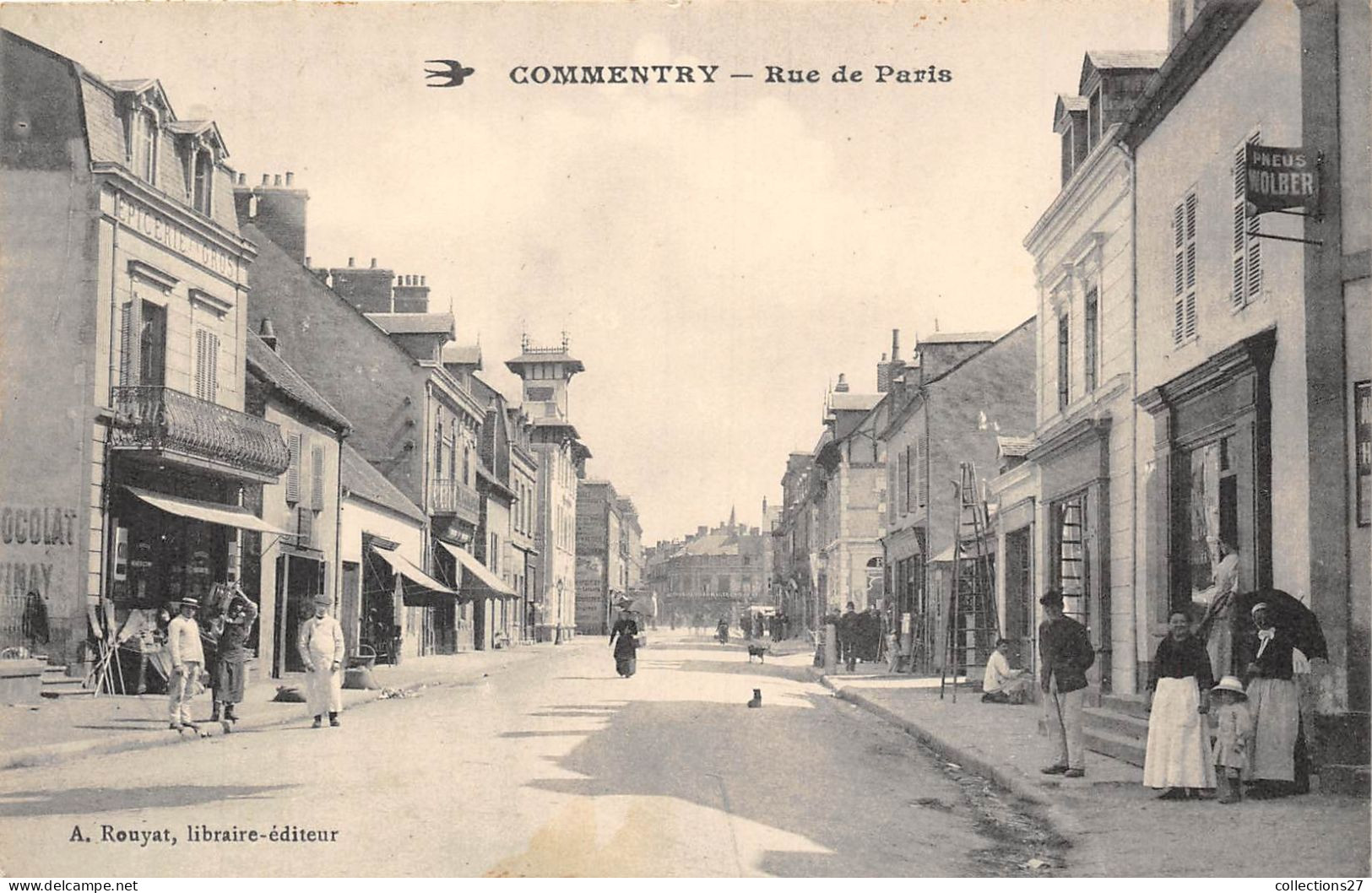 03-COMMENTRY- RUE DE PARIS - Commentry