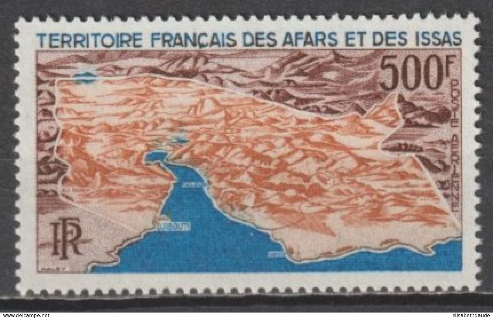 AFARS ET ISSAS - 1968 - POSTE AERIENNE YVERT N°59 ** MNH - COTE = 35 EUR. - Neufs