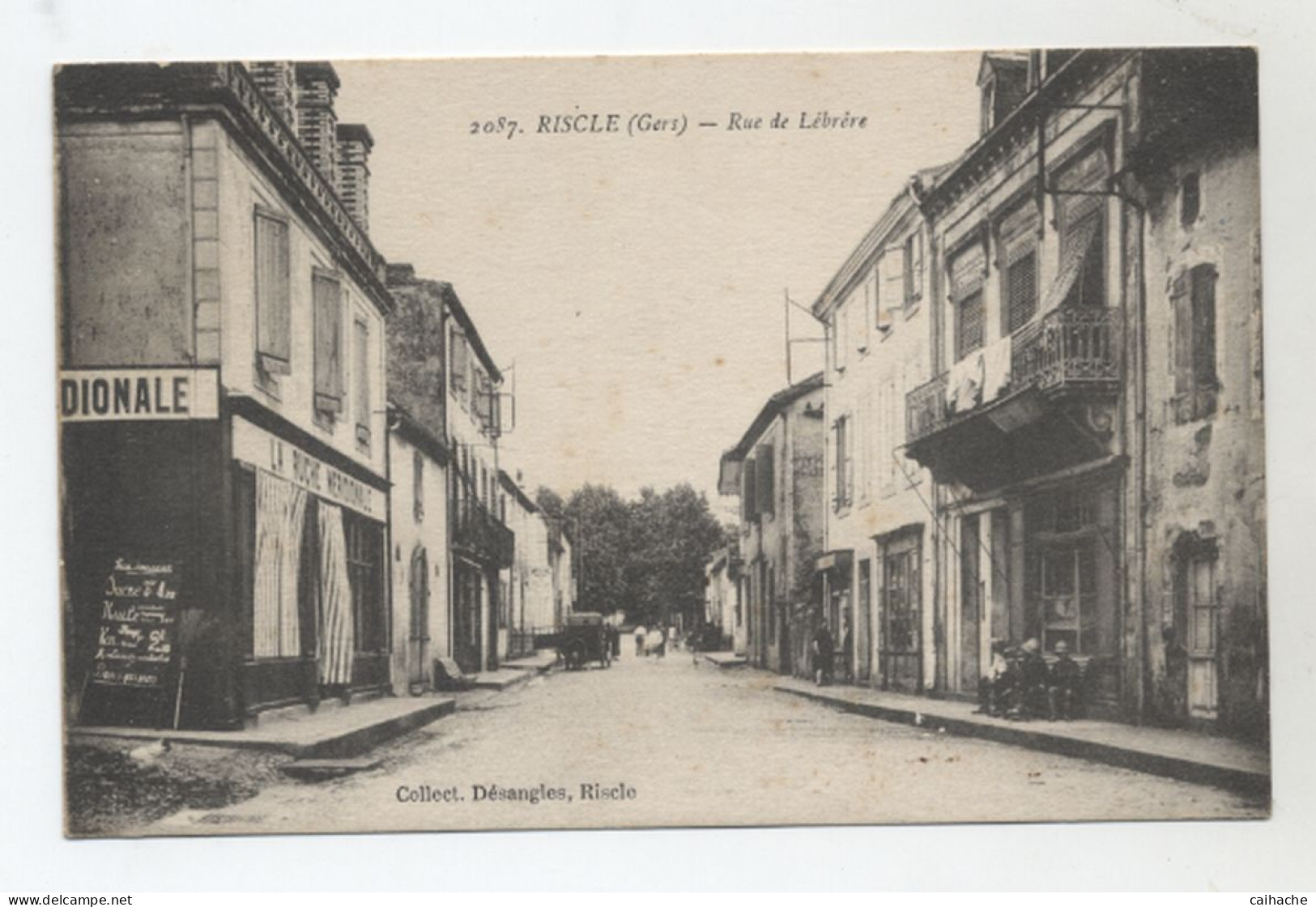 32 - RISCLE - Rue De Lébrére - Ruche Méridionale - - Riscle