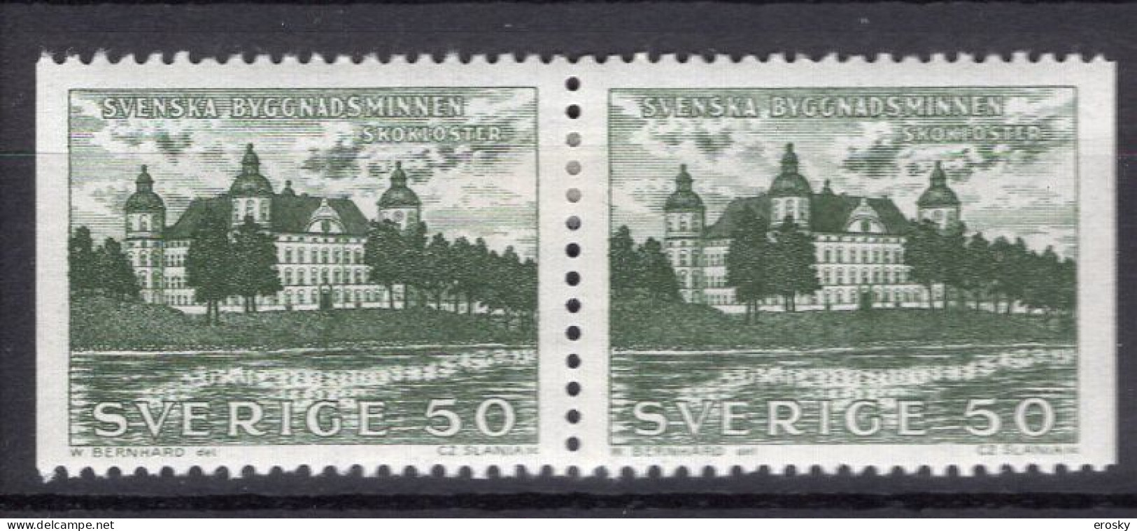 T1292 - SUEDE SWEDEN Yv N°496b * - Unused Stamps