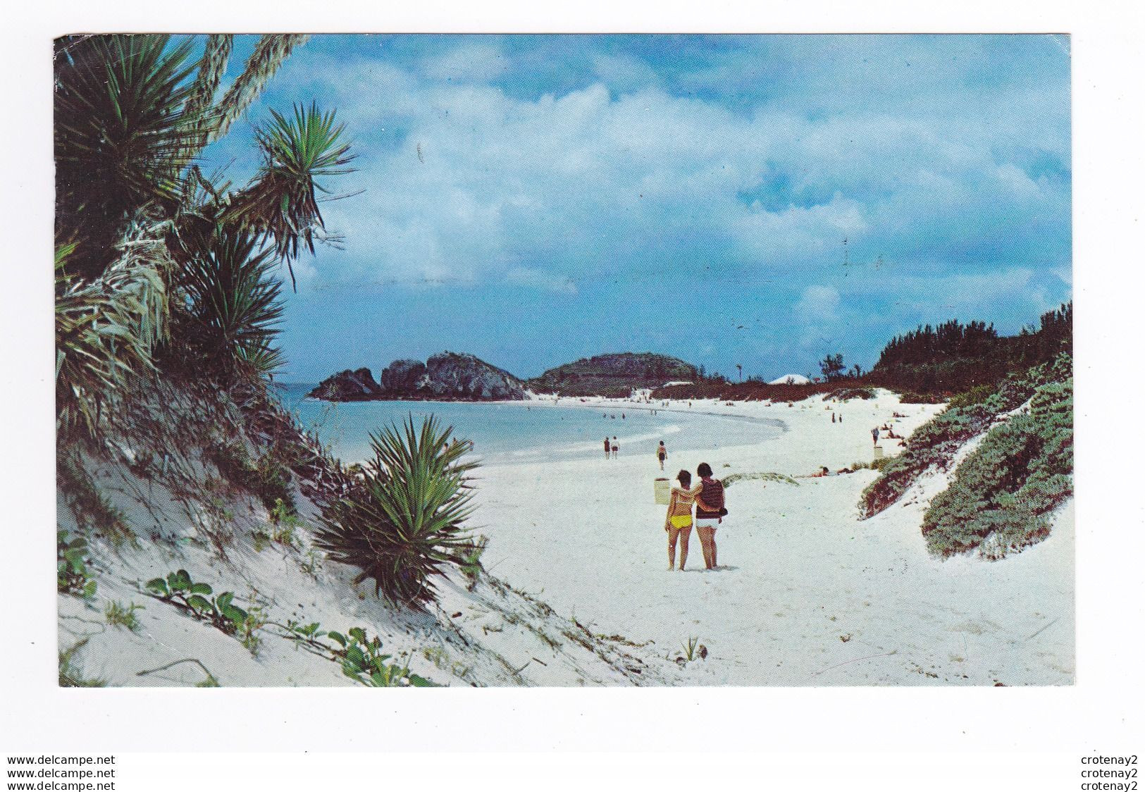 31 HORSESHOE BAY BERMUDA Postée De Hamilton En 1980 VOIR TIMBRE Poisson Foureye Butterflyfish Bermudes Baignade - Bermuda