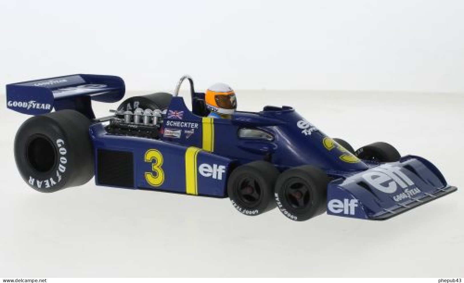 Tyrrell P34 - Elf Team Tyrrell - GP FI Sweden 1976 #3 - Jody Scheckter - Model Car Group (1:18) - Altri & Non Classificati