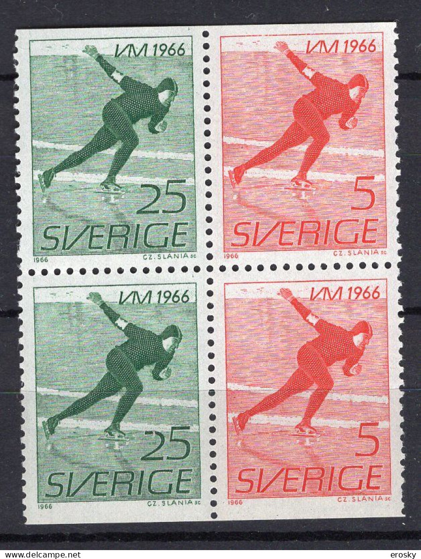 T1298 - SUEDE SWEDEN Yv N°533a/34a ** Sport - Neufs