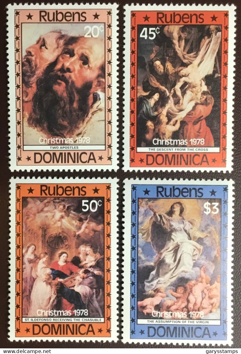 Dominica 1978 Christmas Rubens MNH - Dominica (...-1978)