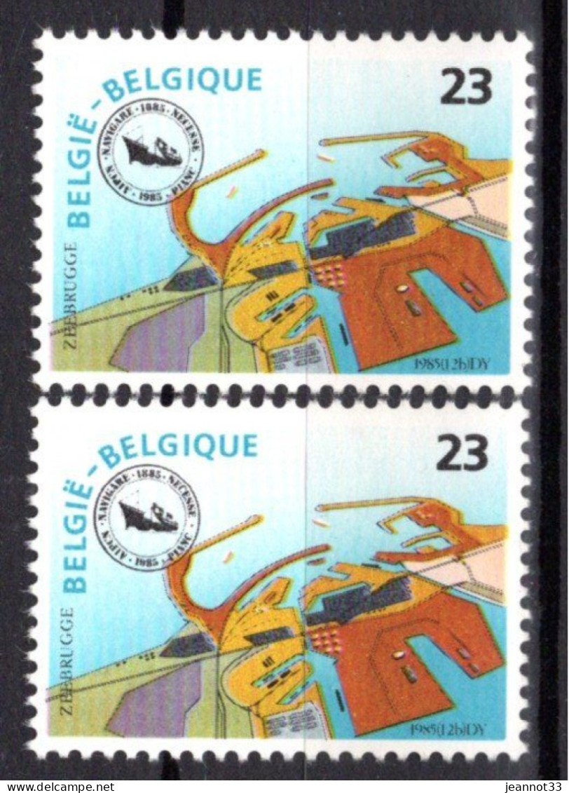 2178** CU Point Bleu Devant België - 1961-1990