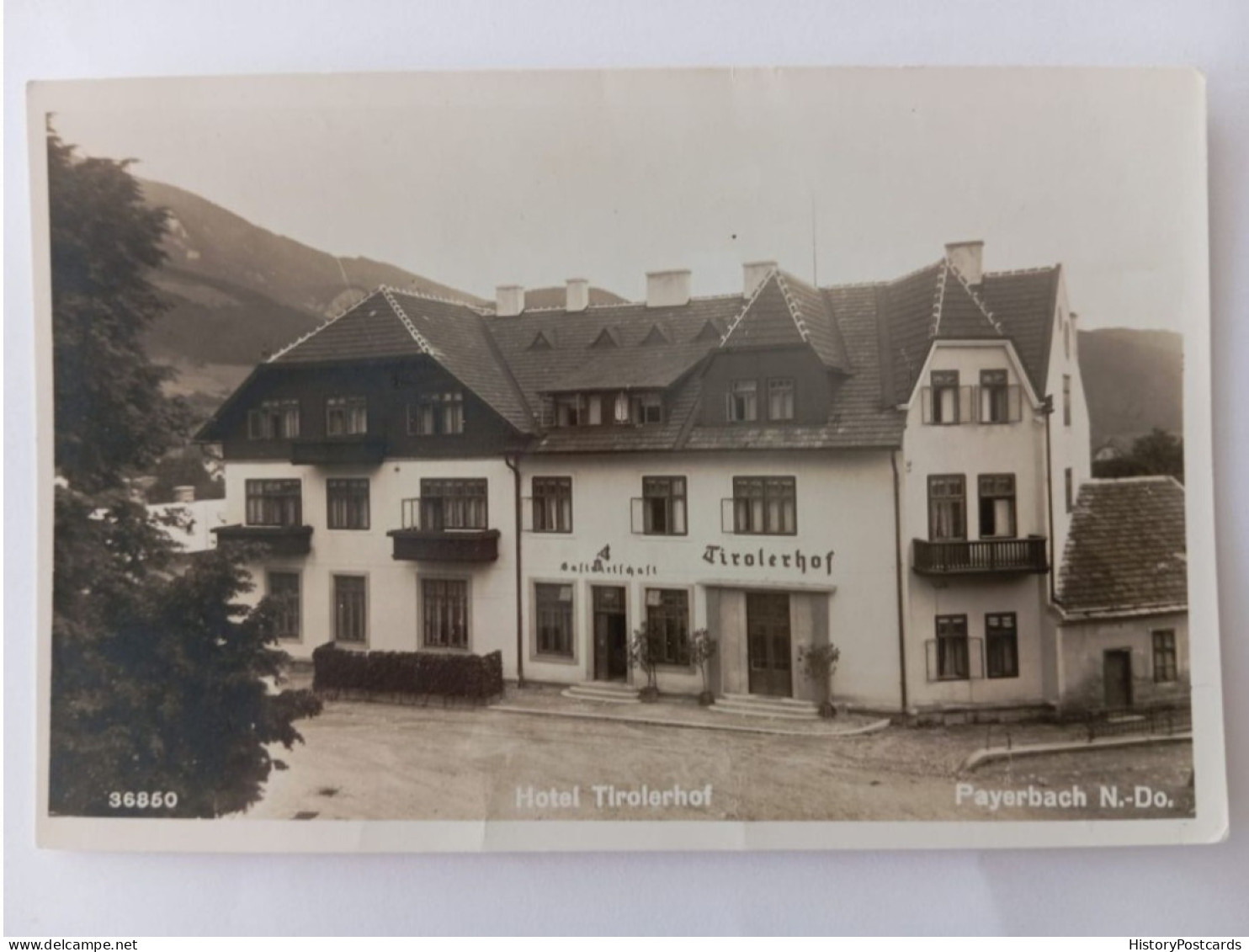 Payerbach, Hotel & Gastwirtschaft Tirolerhof, Niederösterreich, 1941 - Neunkirchen