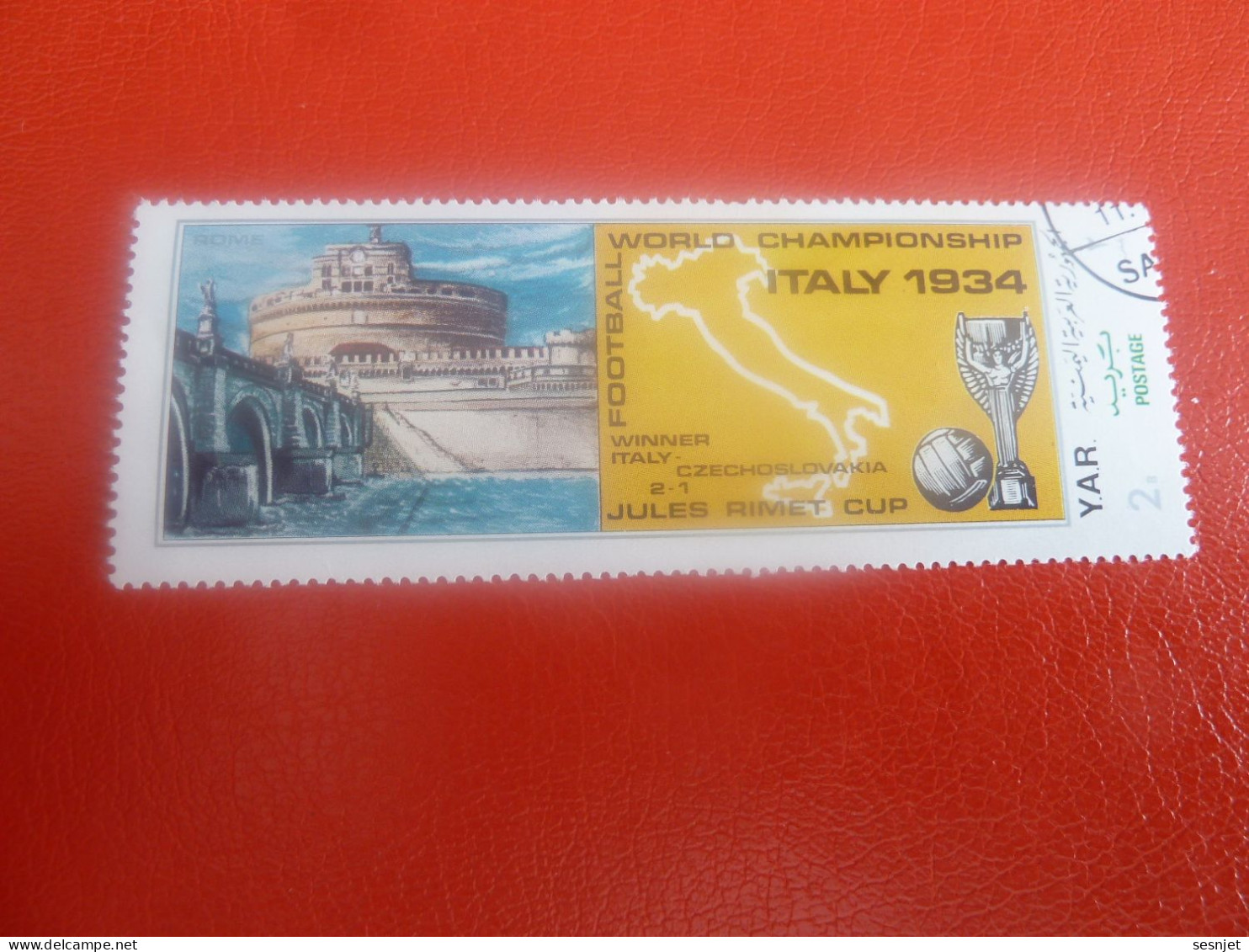 Y.a.r. - Italy 1934 - Football - World Championship - Val 2 B - Postage - Multicolore - Oblitéré - Année 1970 - - 1934 – Italië