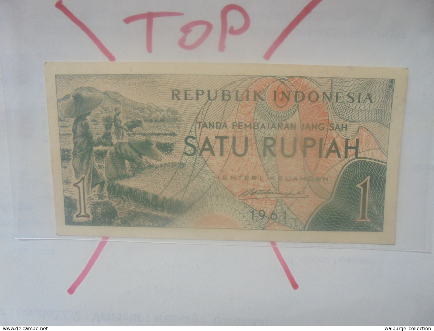 INDONESIE 1 Rupiah 1961 Neuf (B.33) - Indonésie