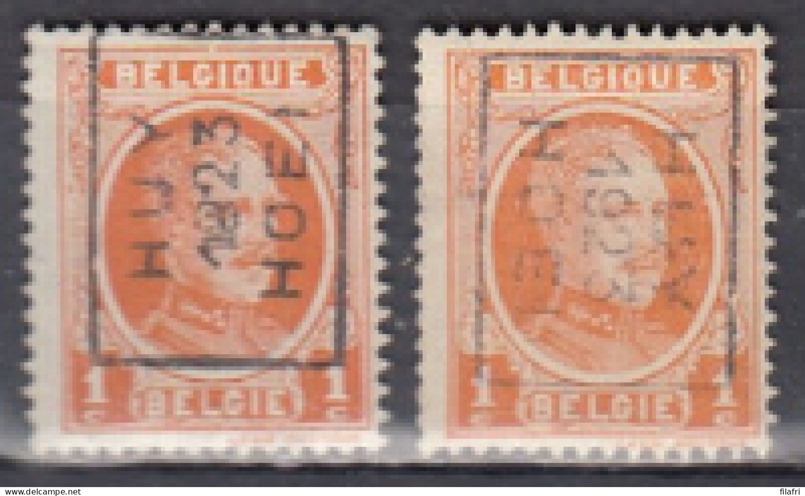 3094 Voorafstempeling Op Nr 190 - HUY 1923 HOEI - Positie A & B - Roulettes 1920-29