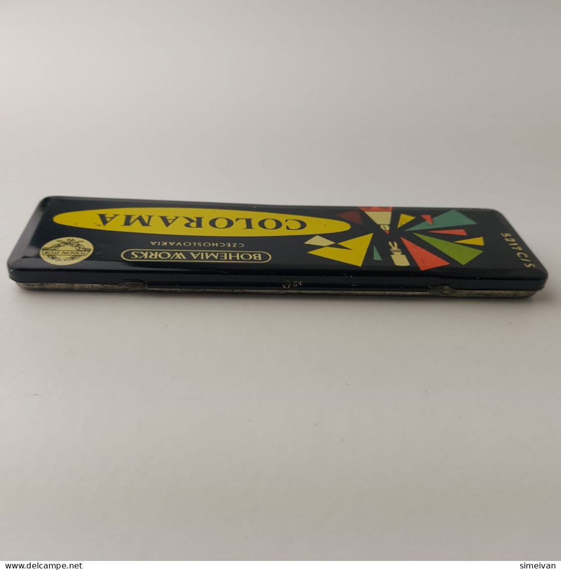 BOHEMIA Works Toison D`or COLORAMA Mechanical Pencil Tin Box Empty  #5498