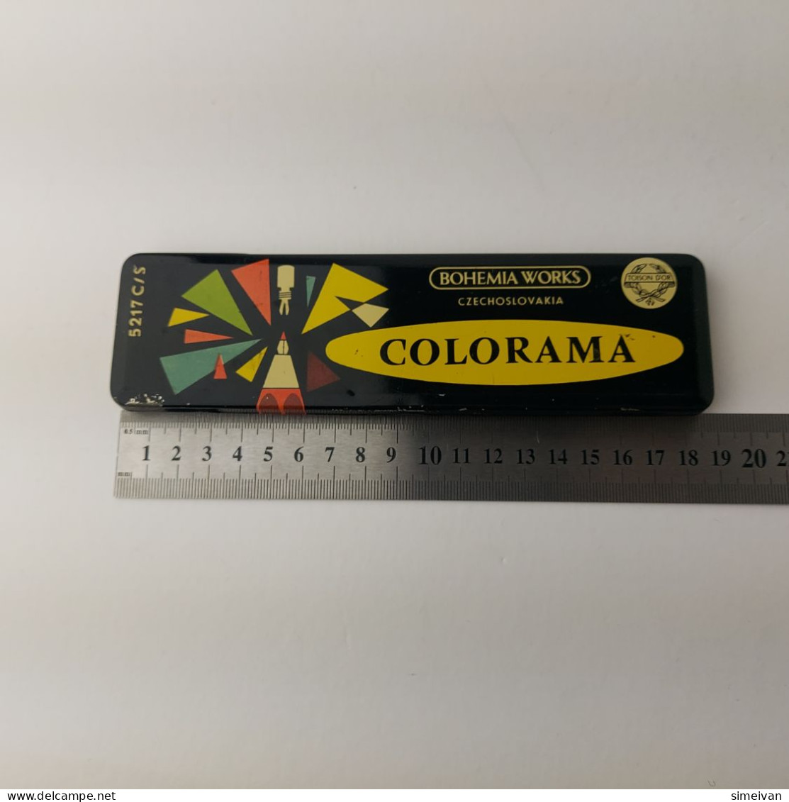 BOHEMIA Works Toison D`or COLORAMA Mechanical Pencil Tin Box Empty  #5498