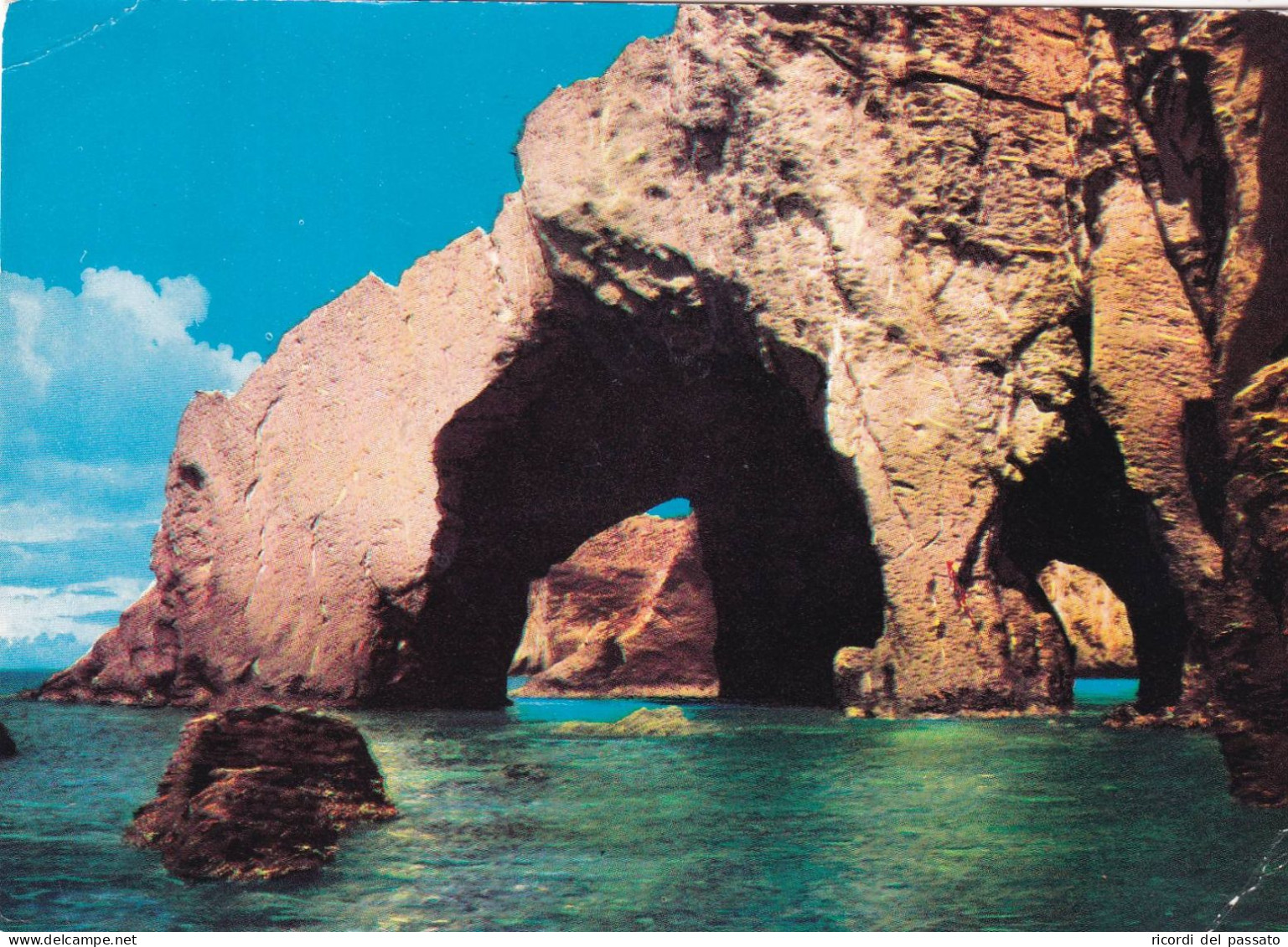 Cartolina S.antioco ( Carbonia - Iglesias ) Porto Sciusciau - Grotta Delle Sirene - Carbonia