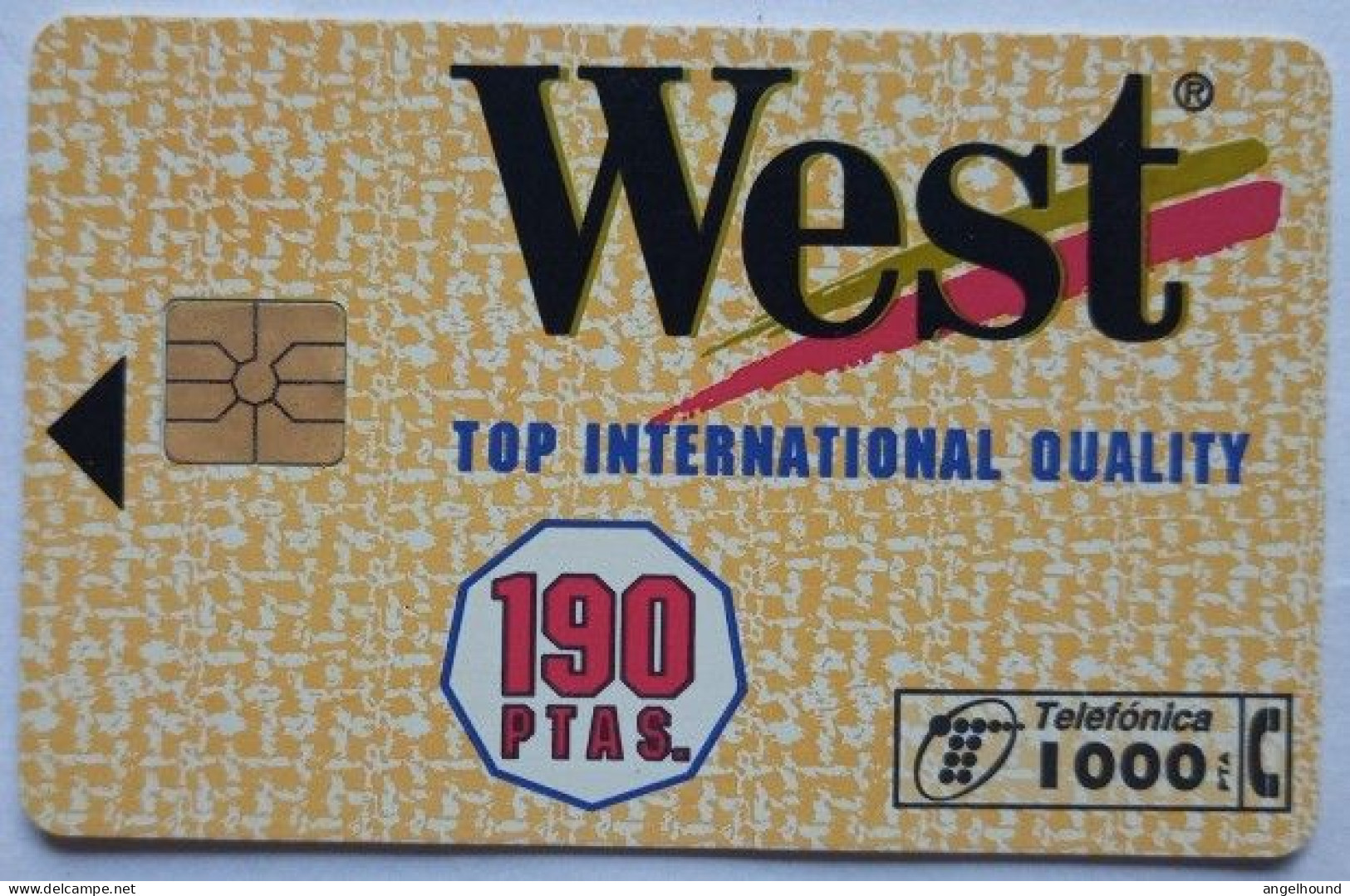 Spain 1000 Pta. Chip Card - West - Basic Issues