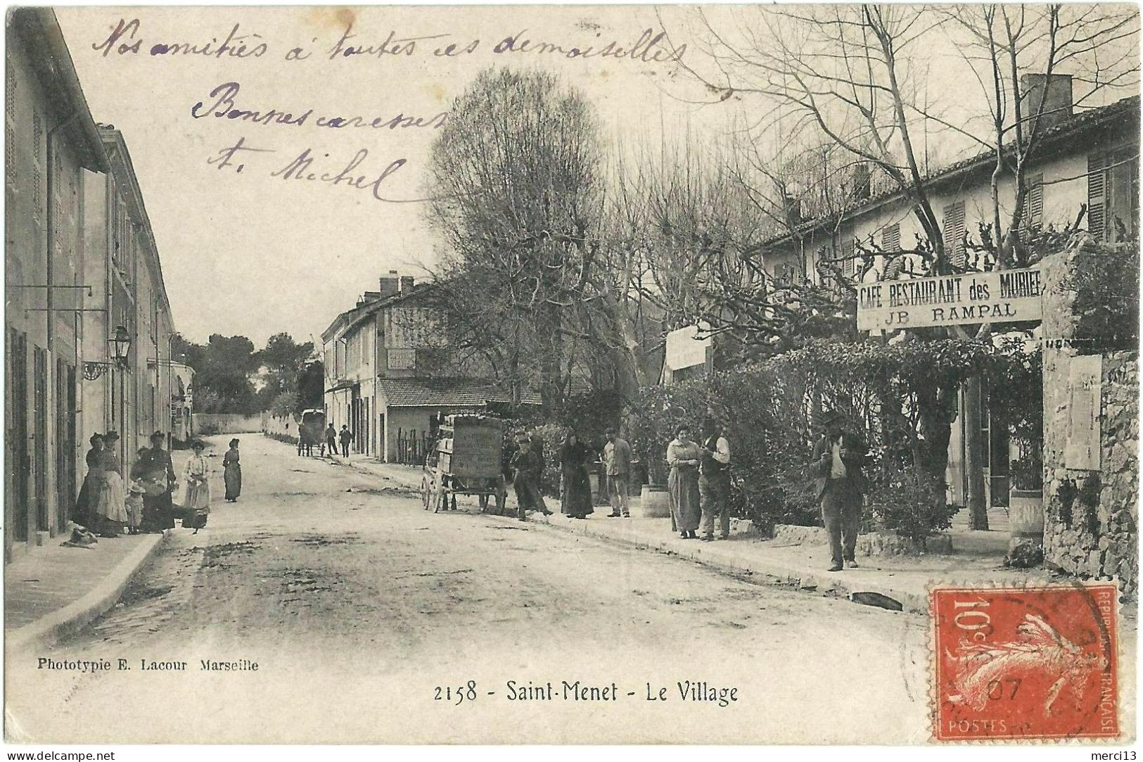 SAINT-MENET (13) – Le Village. Editeur Lacour, N° 2158 - Saint Marcel, La Barasse, Saintt Menet