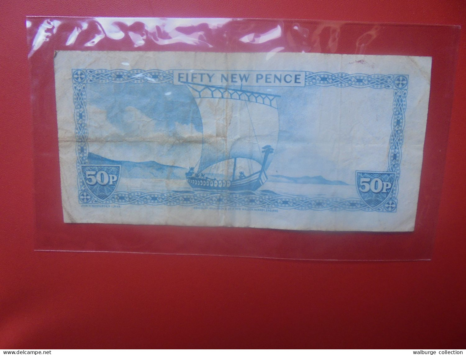 Ile De MAN 50 NEW PENCE ND 1972 Circuler (B.33) - 50 New-pence