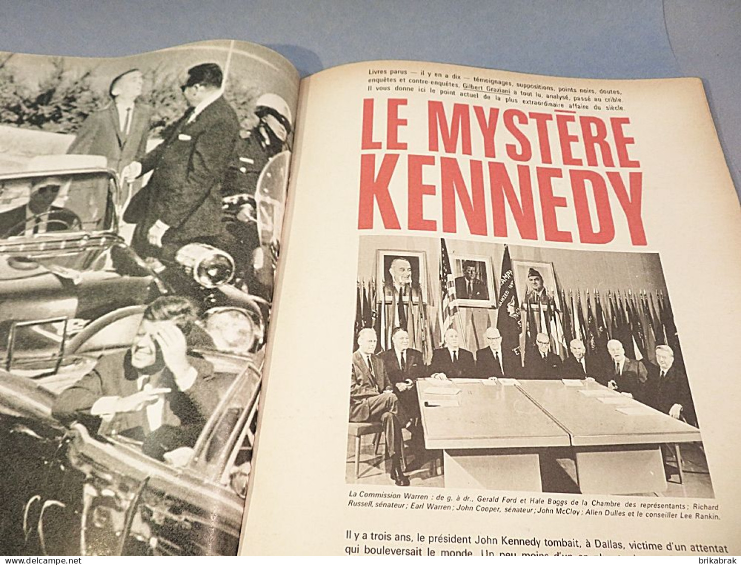 PARIS MATCH 920 NUMERO HISTORIQUE LE MYSTERE KENNEDY @ Histoire Président Etats-Unis