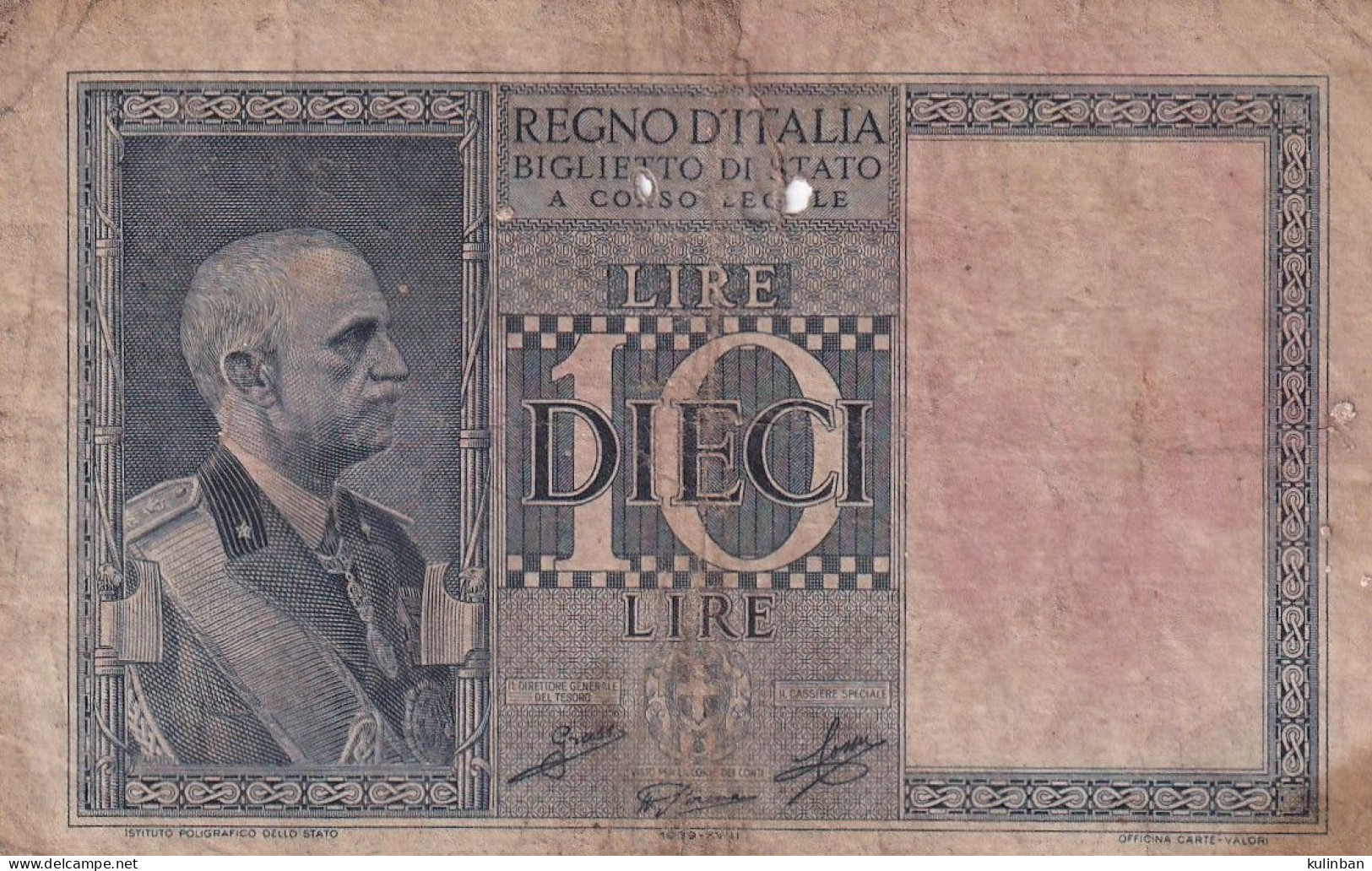 Lot Of 4 Banknotes Of Italy - Otros & Sin Clasificación