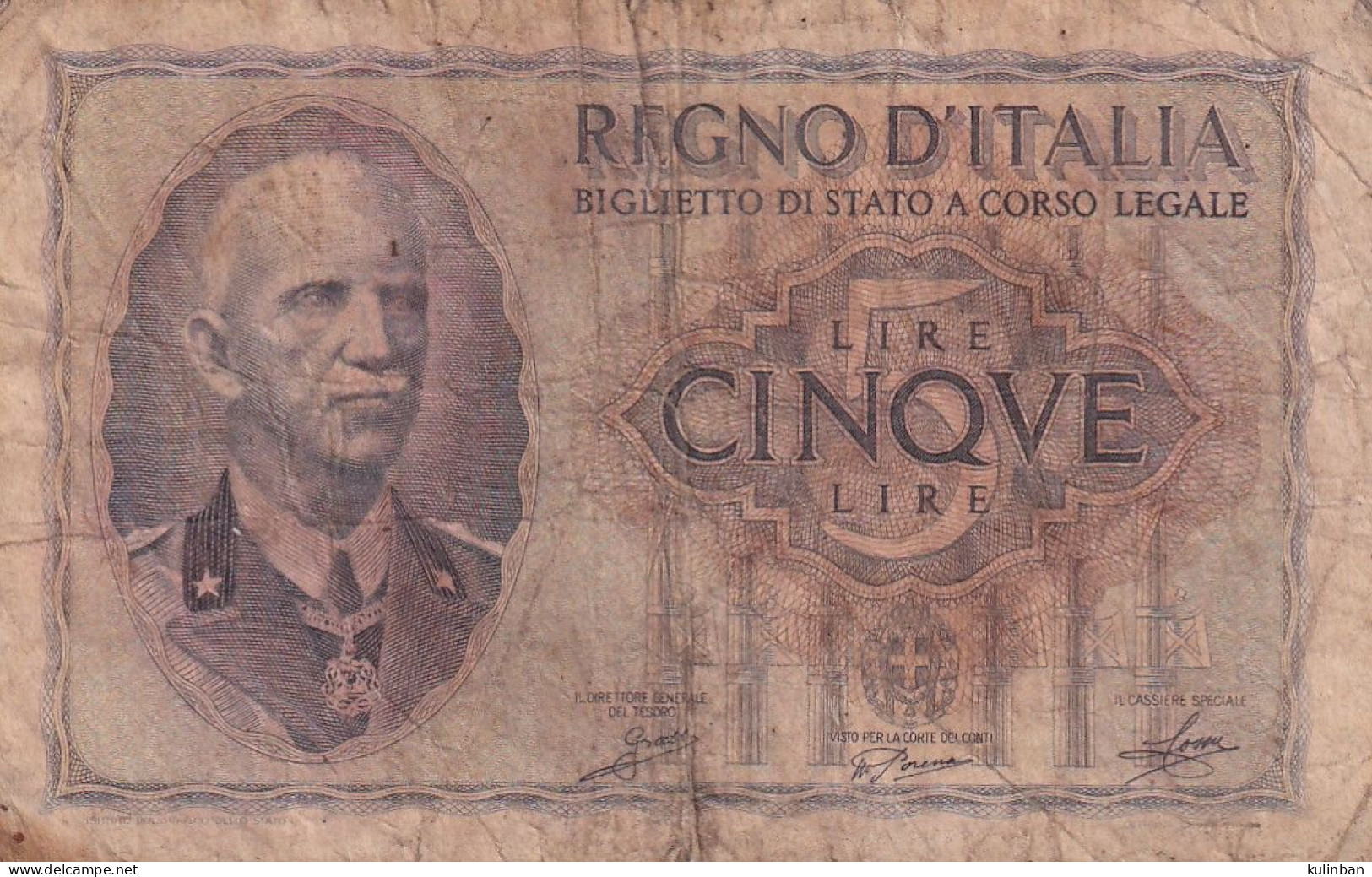 Lot Of 4 Banknotes Of Italy - Otros & Sin Clasificación