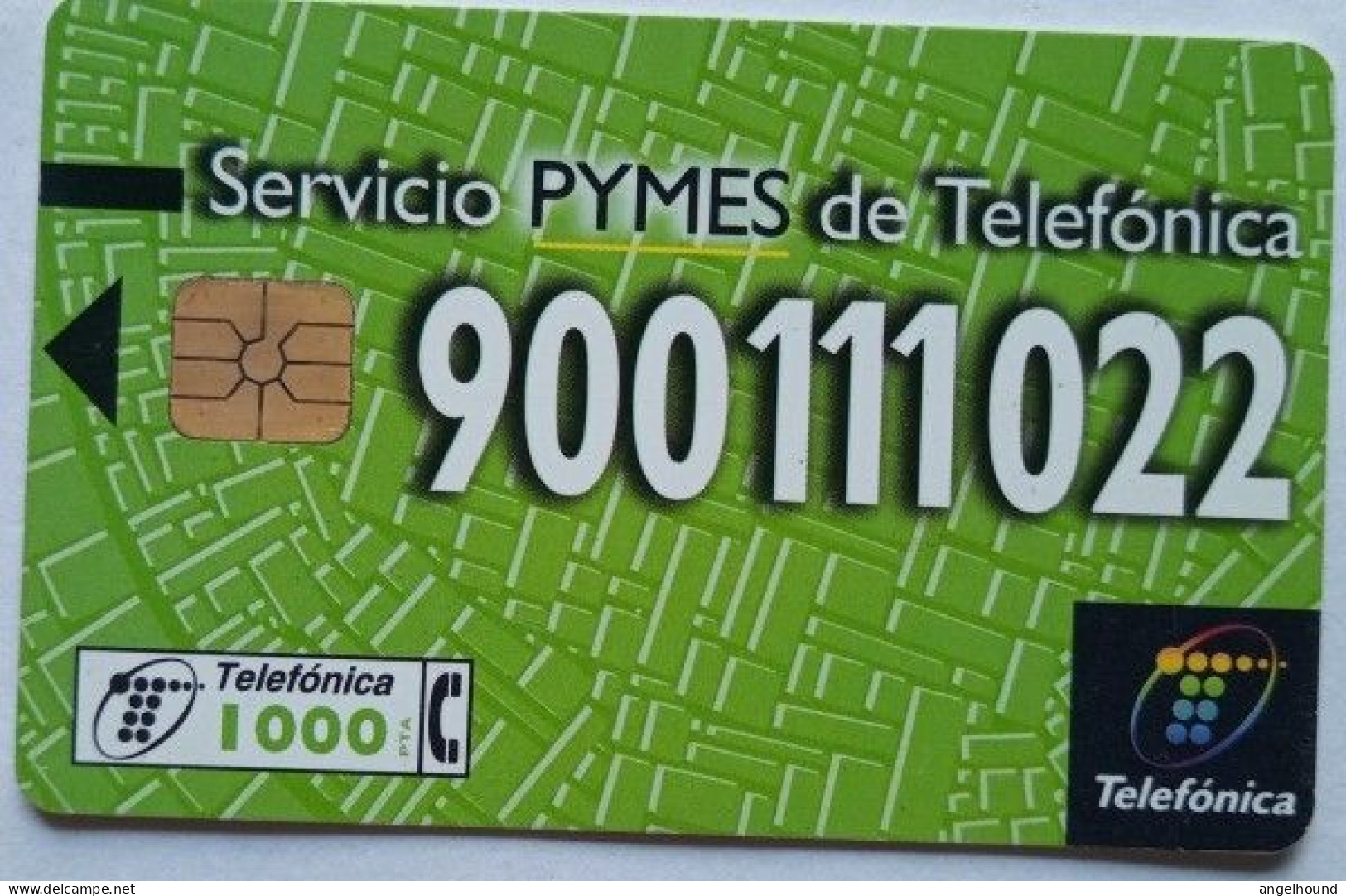 Spain 1000 Pta. Chip Card - Servicio Pymes - Basic Issues