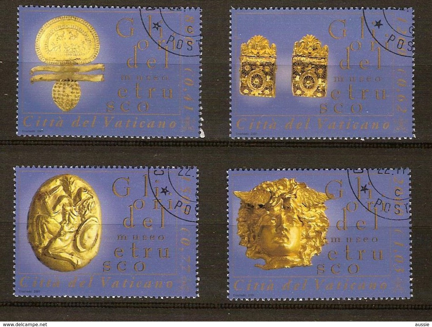 Vatican 2001 Yvertnr. 1242-45 (°) Oblitéré  Used Cote 8,50 Euro - Gebraucht