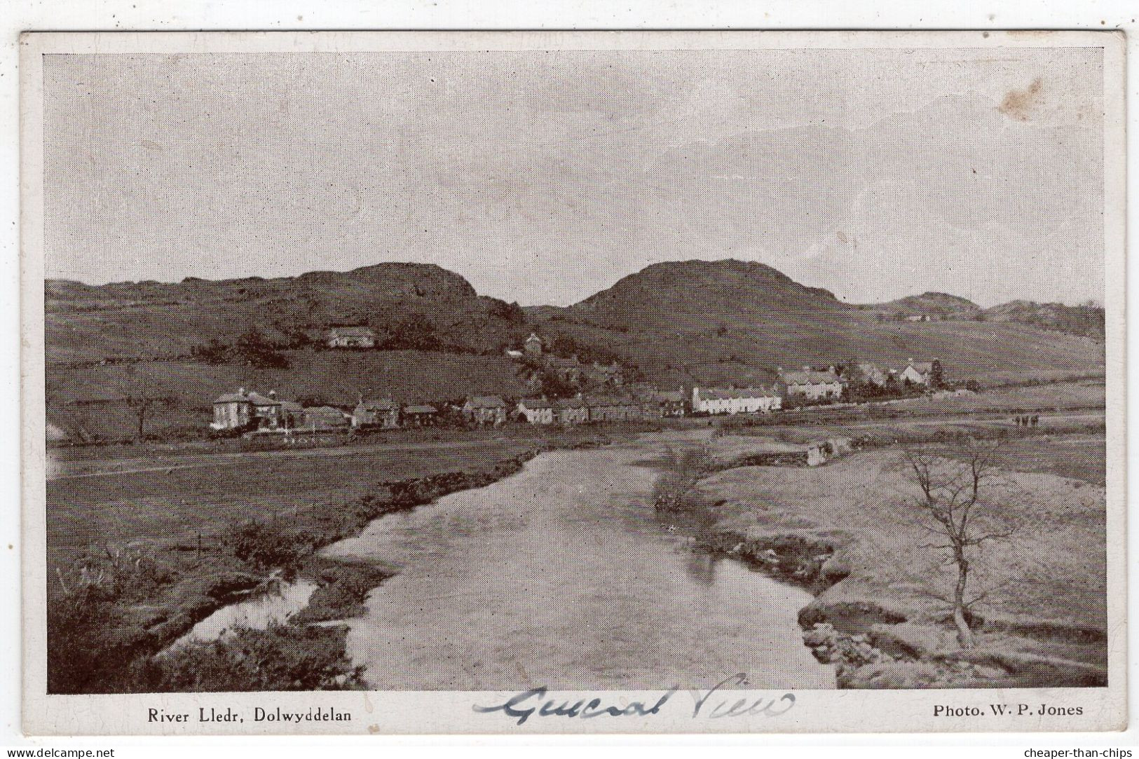 DOLWYDDELAN - River Lledr - Photo. W.P. Jones - Caernarvonshire