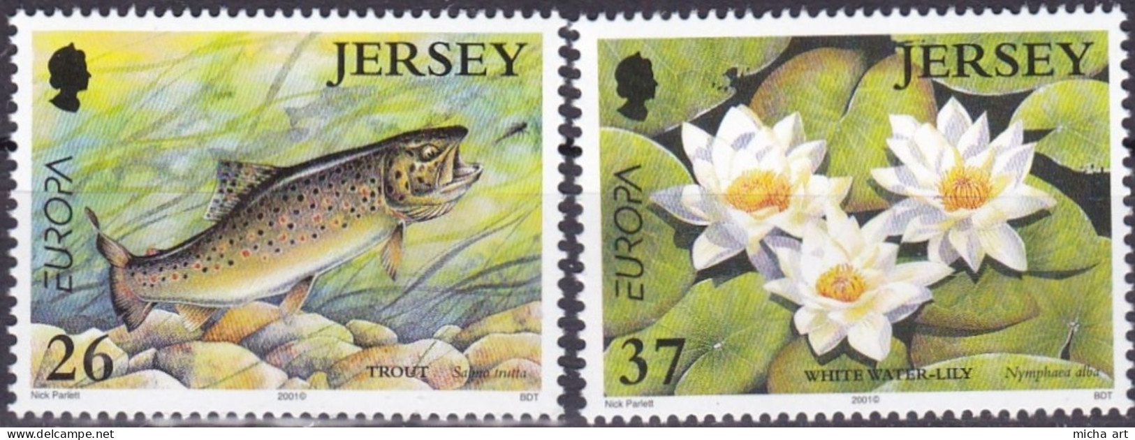 Jersey 2001 Europa CEPT Set MNH - 2001