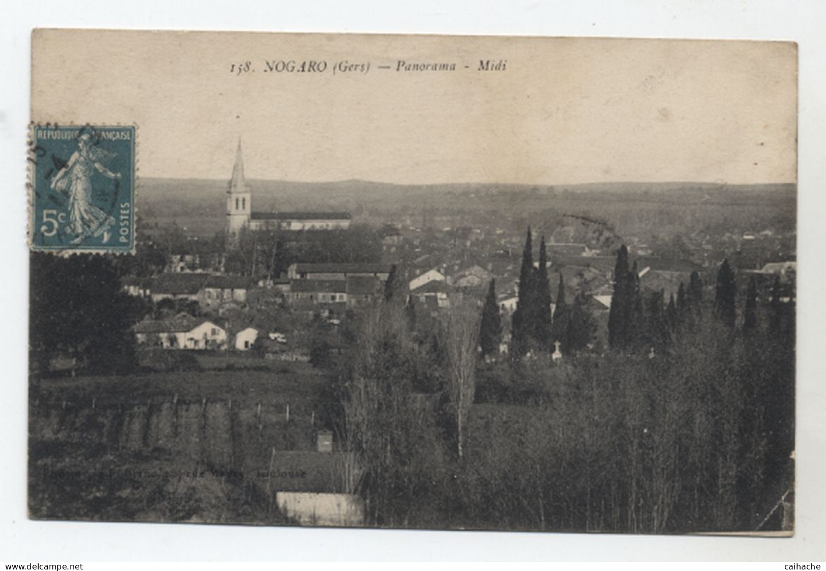 32 - NOGARO - 2 Cartes - Vue Générale Et Panorama - Midi - - Nogaro