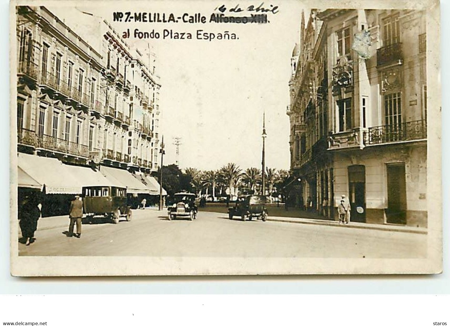 MELILLA - Calle - Al Fondo Plaza Espana - Melilla